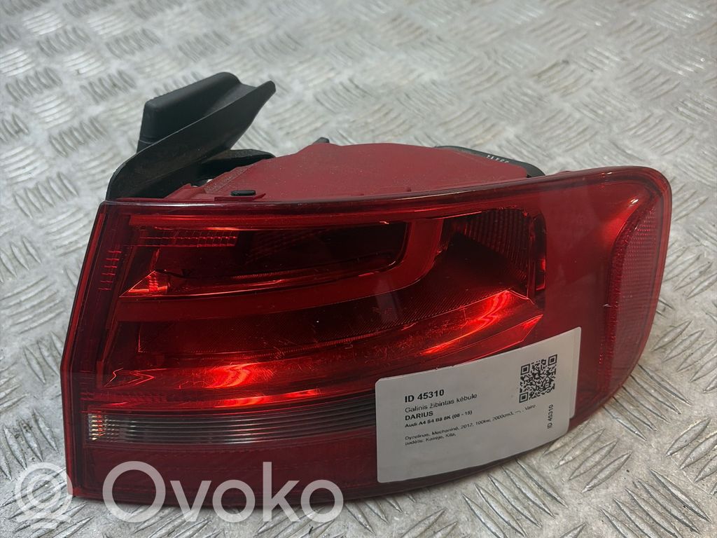 Audi A4 S4 B8 8K Lampa tylna 