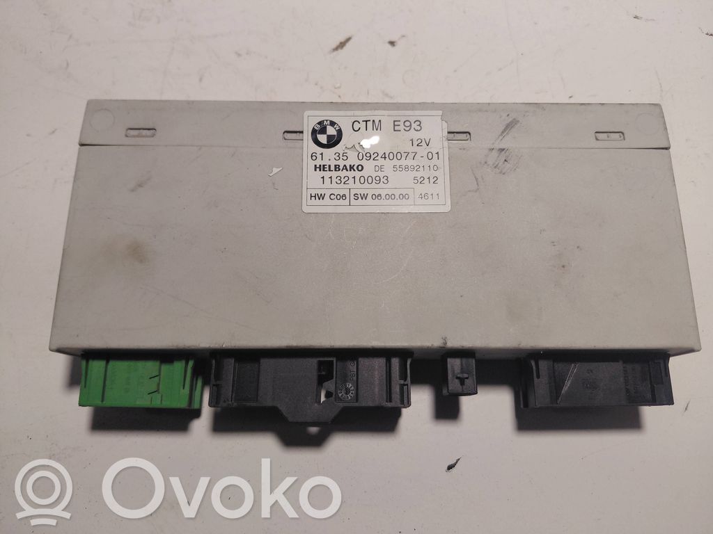 BMW 3 E92 E93 Otras unidades de control/módulos 