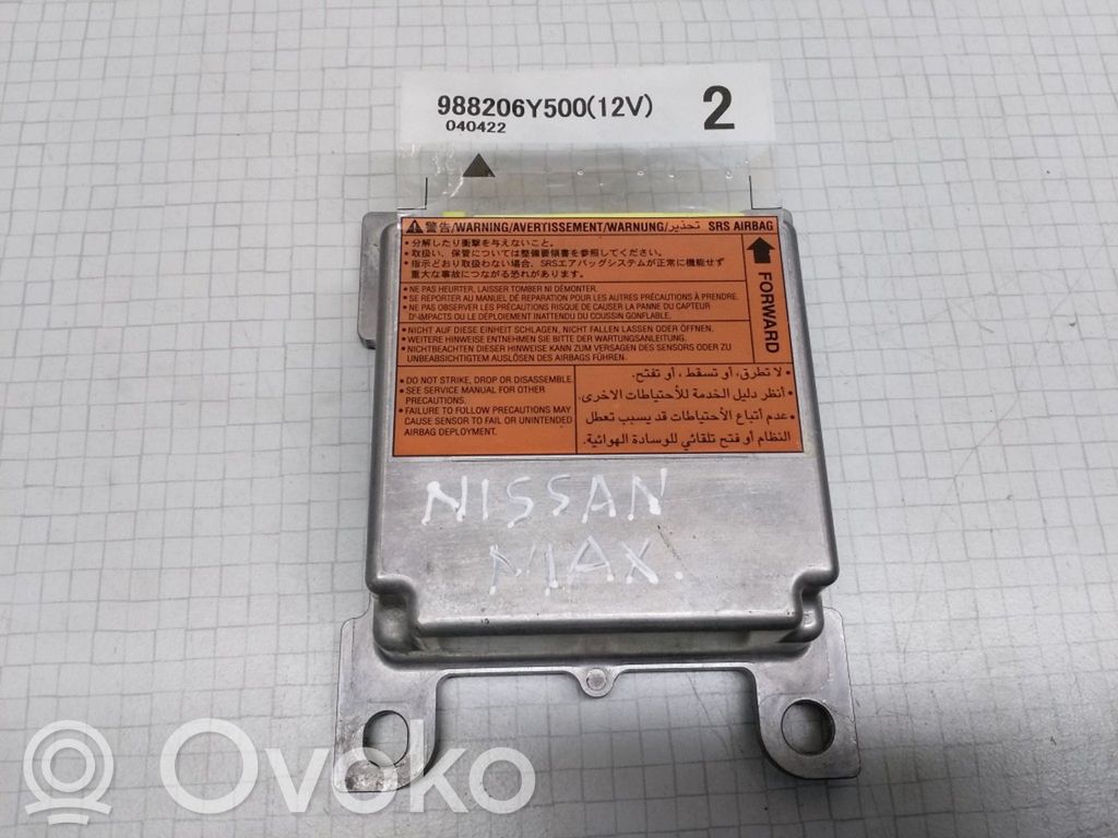 Nissan Maxima Airbag control unit/module 