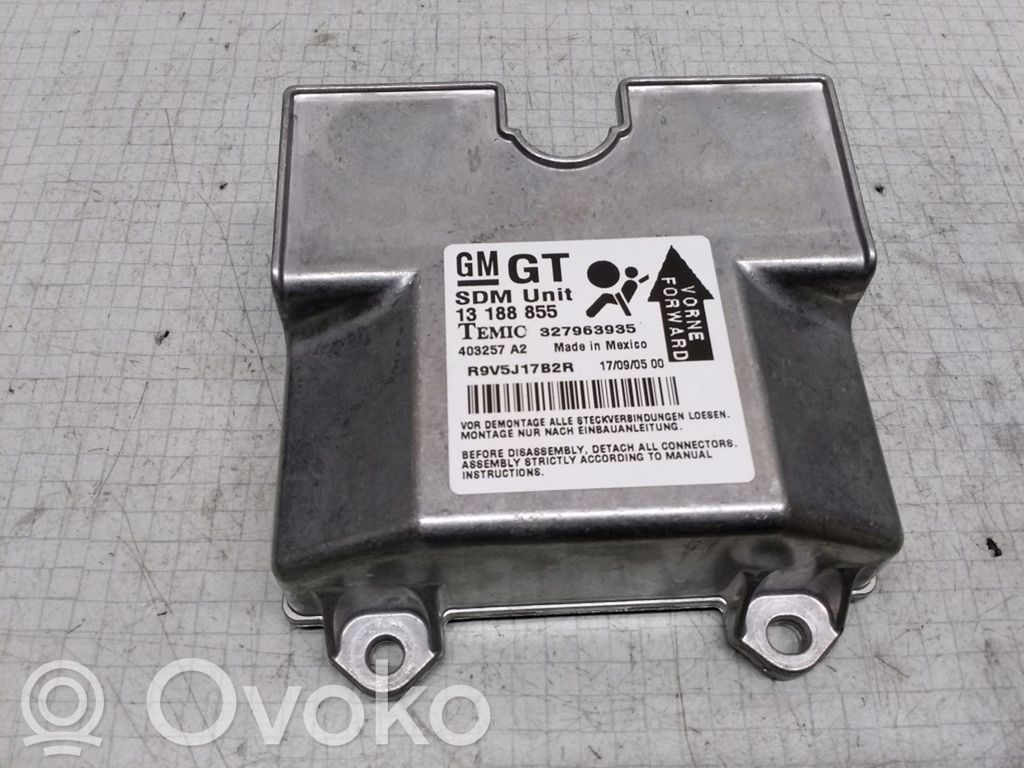 Opel Astra H Airbag control unit/module 