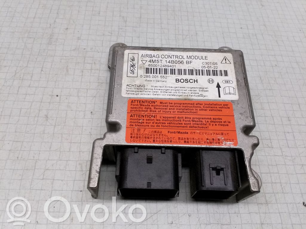 Airbag control unit/module   4M5T14B056BF,0285001552