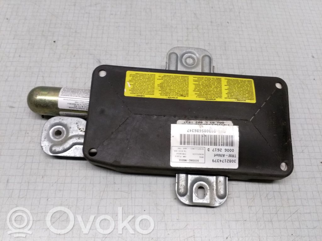 BMW 3 E46 Priekšējo durvju drošības spilvens 