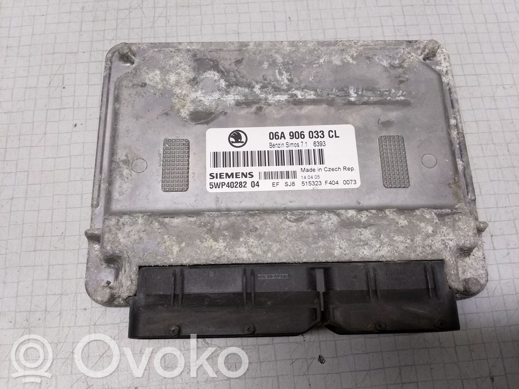 Engine control unit/module   06A906033CL,5WP4028204