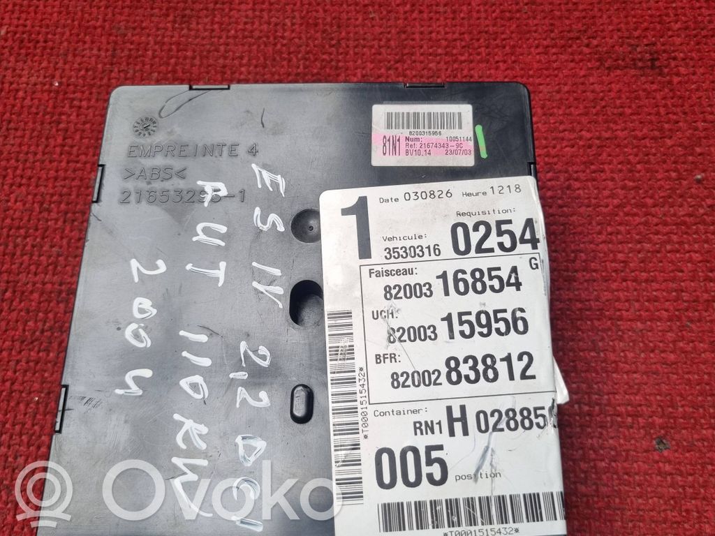 Renault Espace -  Grand espace IV Fuse box set 