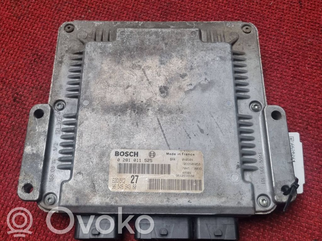 Engine control unit/module   9640938680,9654694380,0281011525