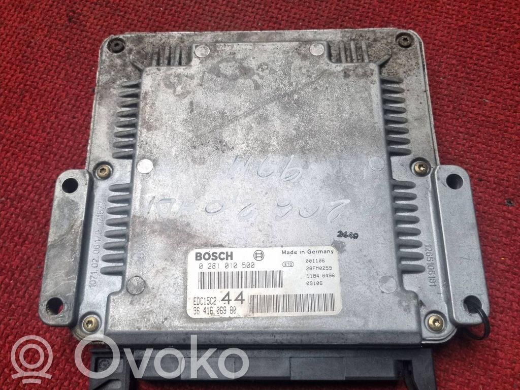 Peugeot 206 Engine control unit/module 