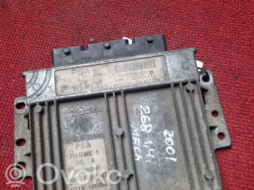 Peugeot 206 Engine control unit/module 