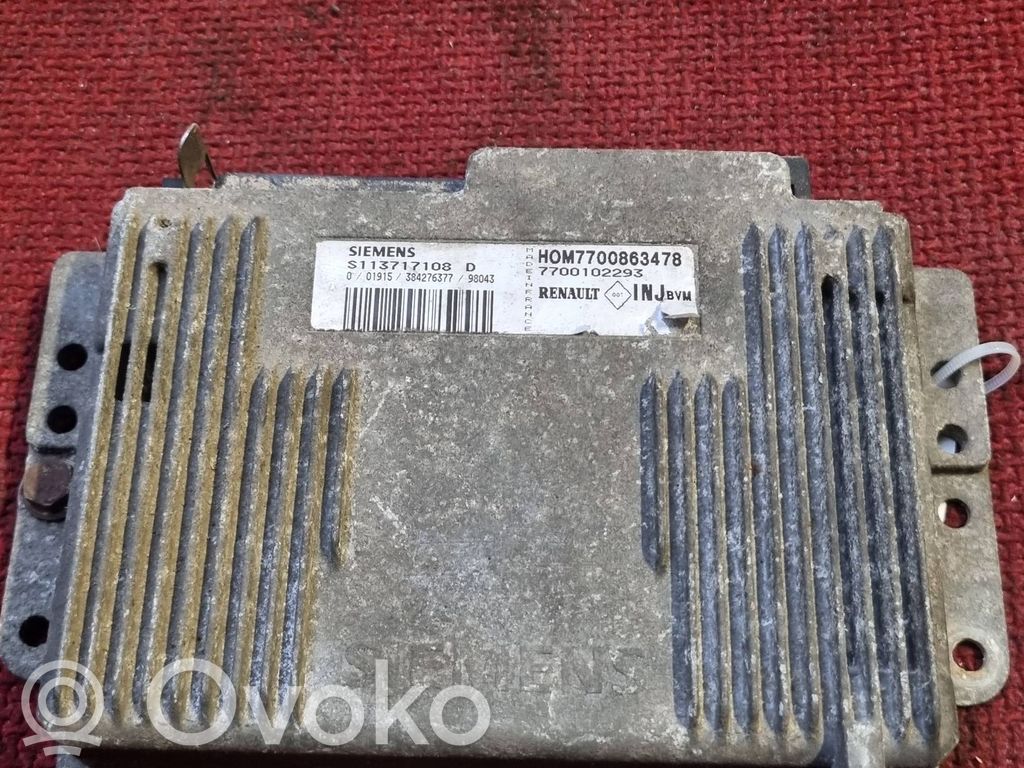 Engine control unit/module   7700863478