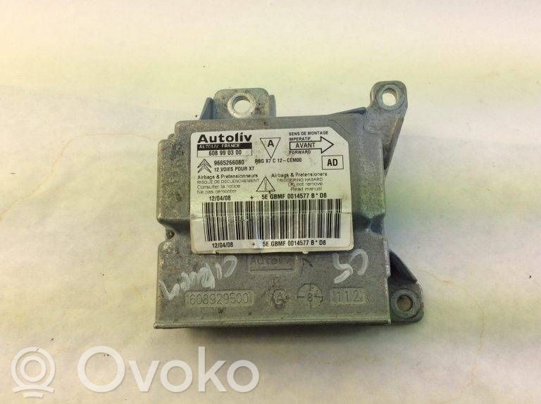 Airbag control unit/module   9665266080,608990300,608929500