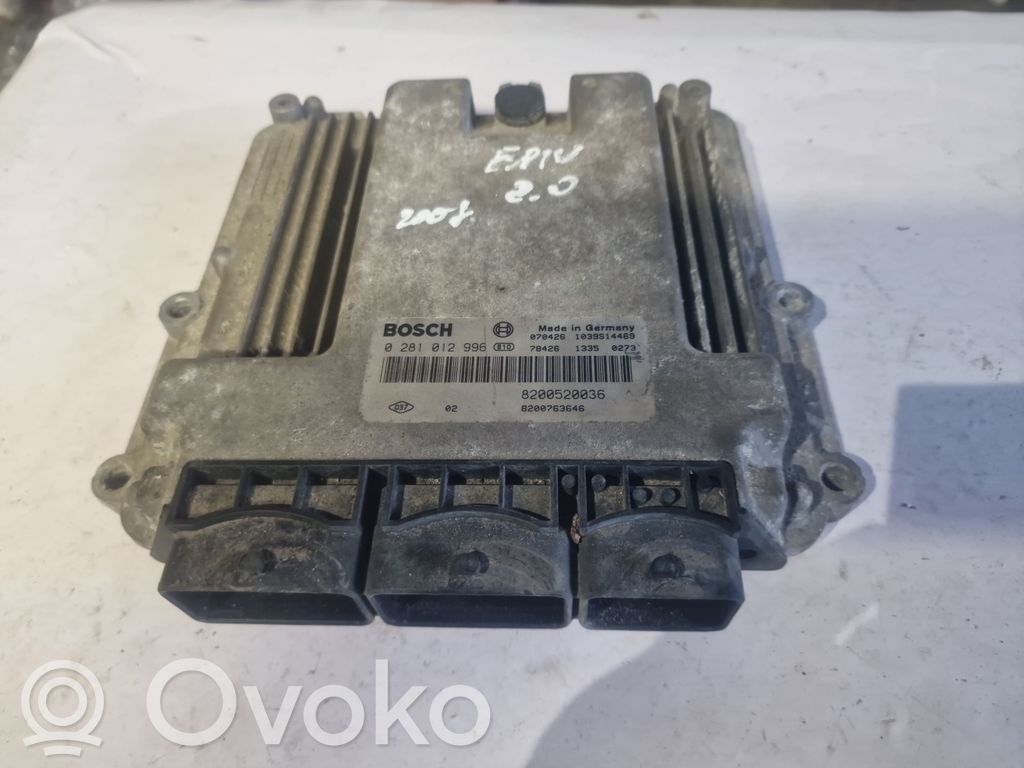Renault Espace -  Grand espace IV Engine control unit/module 