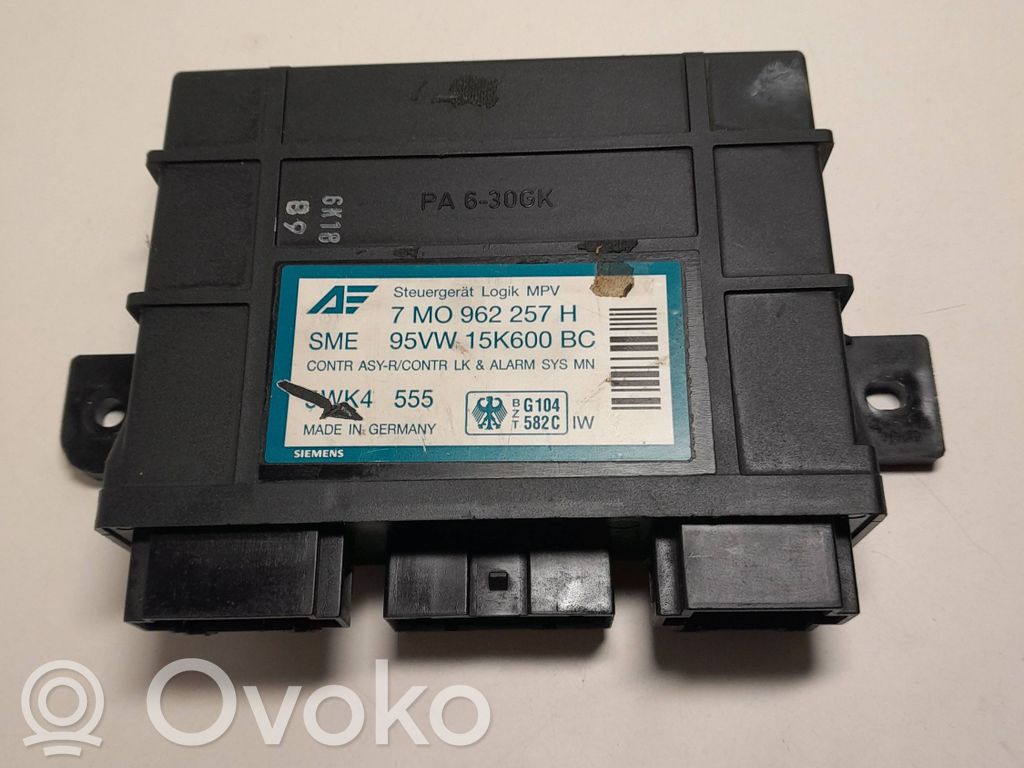 Mukavuusmoduuli   7M0962257H,95VW15K600BC