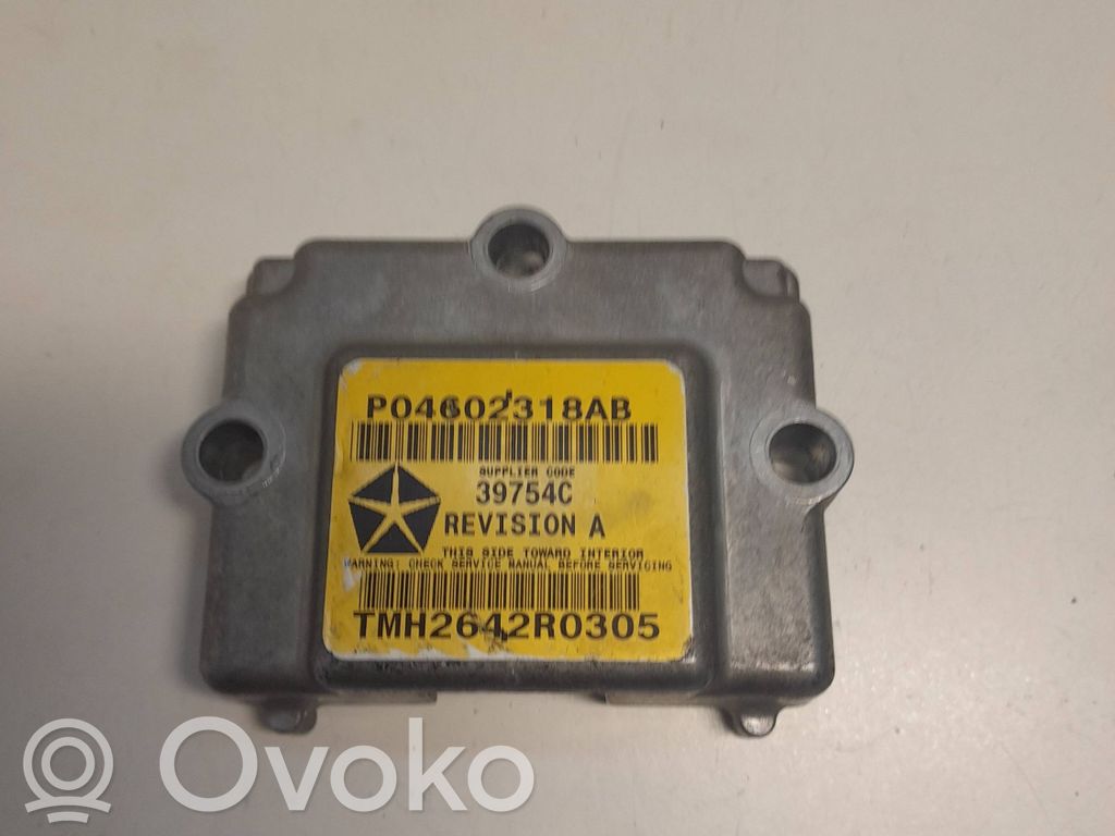 Chrysler 300M Airbag deployment crash/impact sensor 