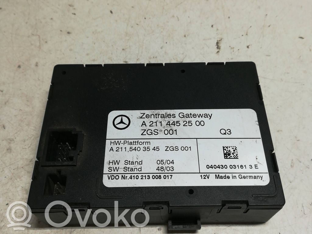 Módulo de control Gateway   A2114452500,A2115403545,410213008017