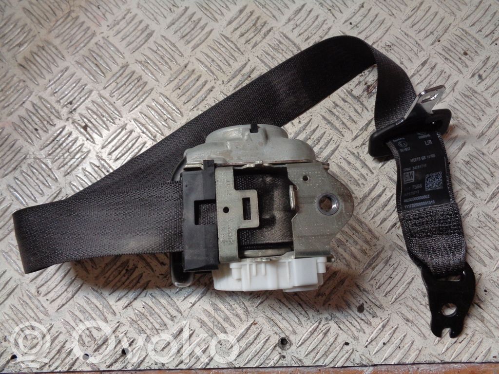 Opel Astra K Cinturón trasero 