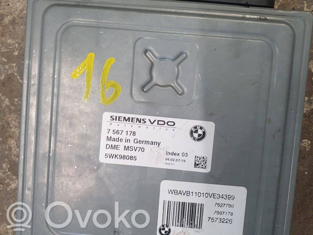 BMW 3 E90 E91 Engine control unit/module 