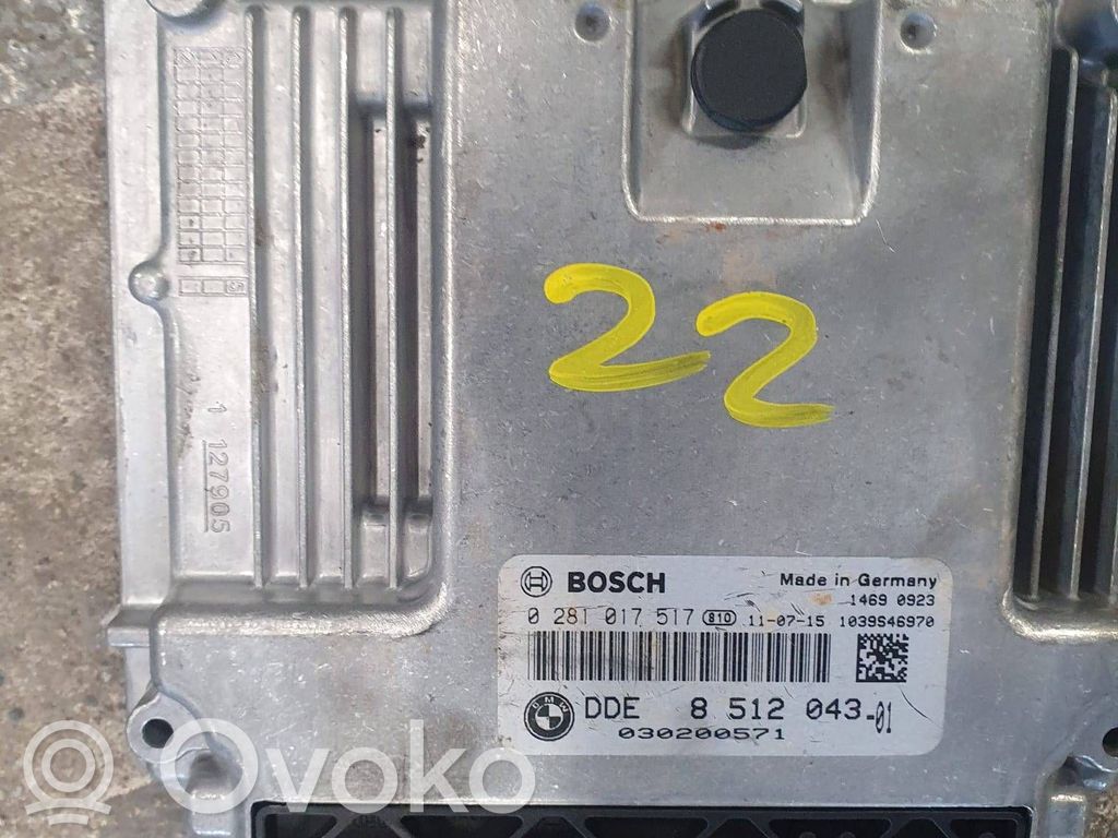 Engine control unit/module   0281017517,8512043,030200571
