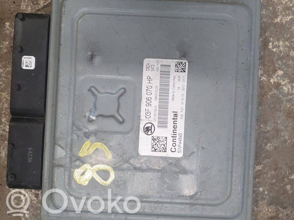 Engine control unit/module   03F906070HP,5WP44845