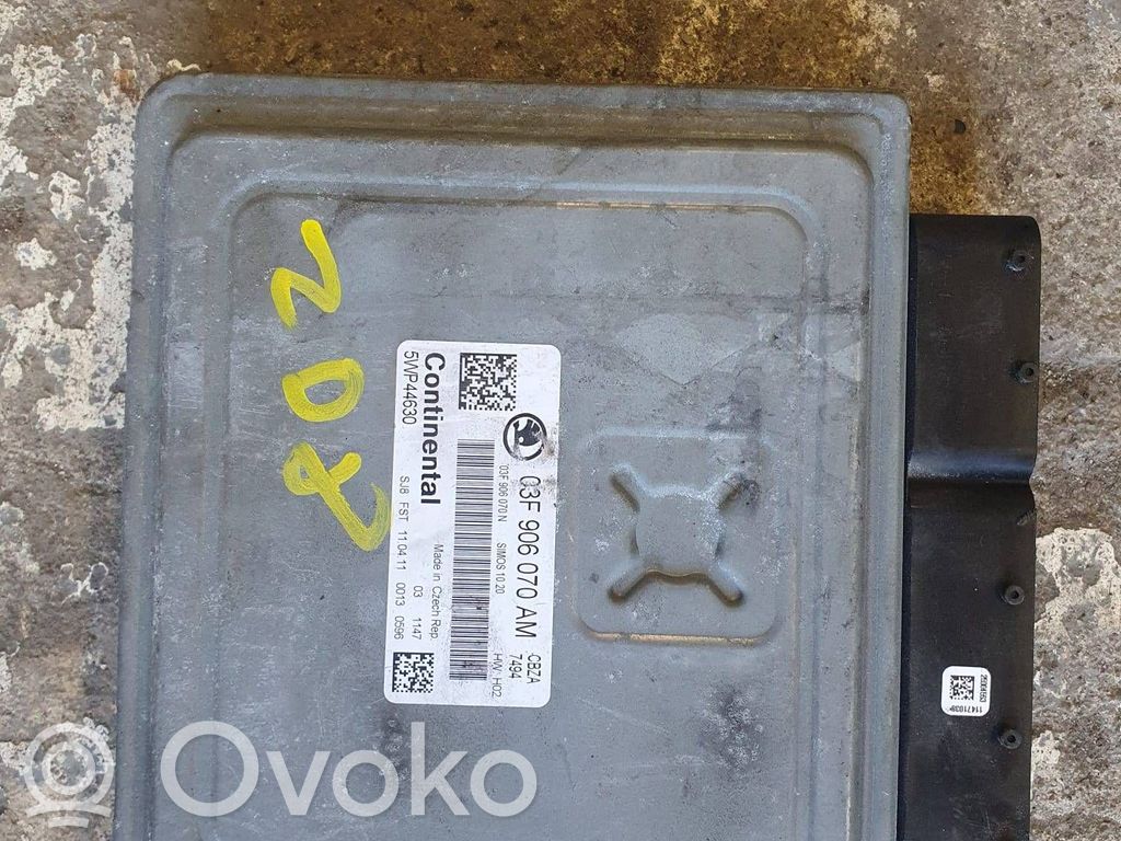 Engine control unit/module   03F906070AM,5WP44630