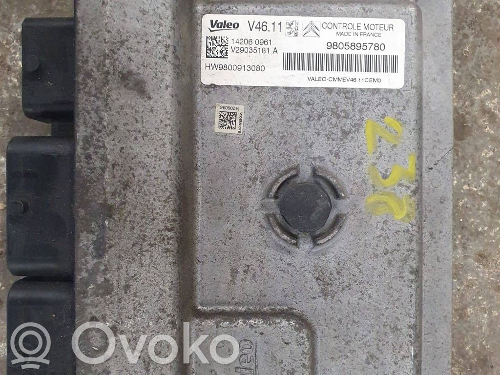 Peugeot 308 Engine control unit/module 