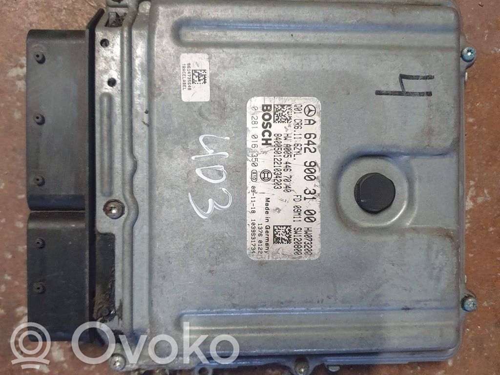 Mercedes-Benz GLK (X204) Sterownik / Moduł ECU 