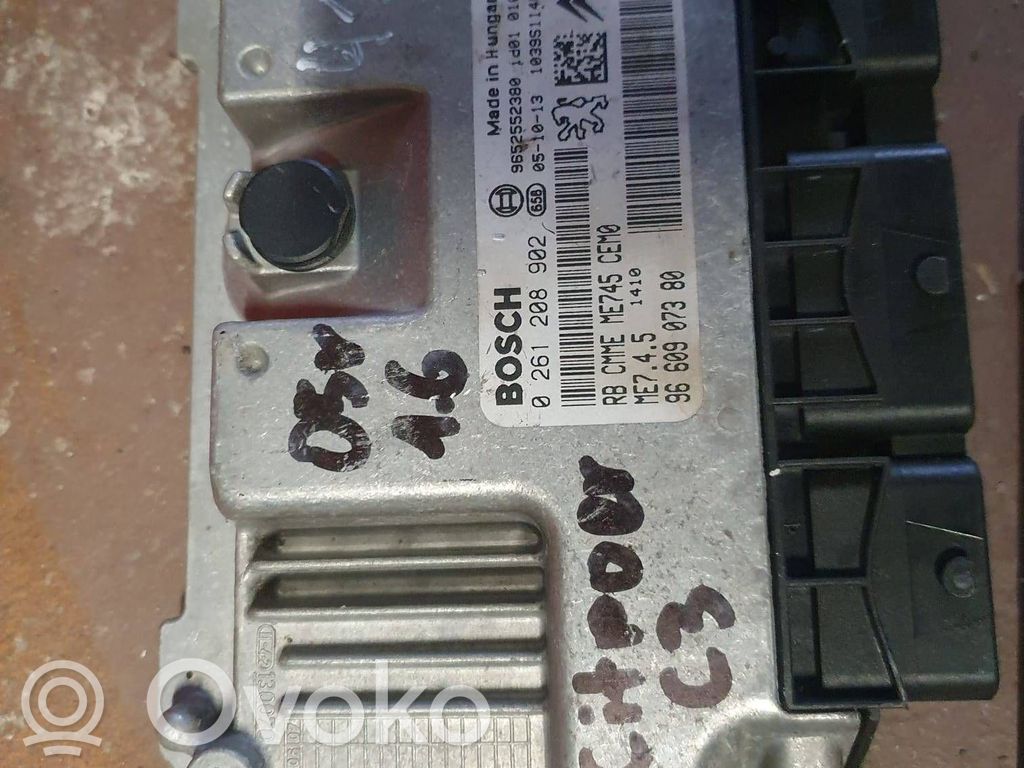 Engine control unit/module   0261208902,9660907380,9652552380