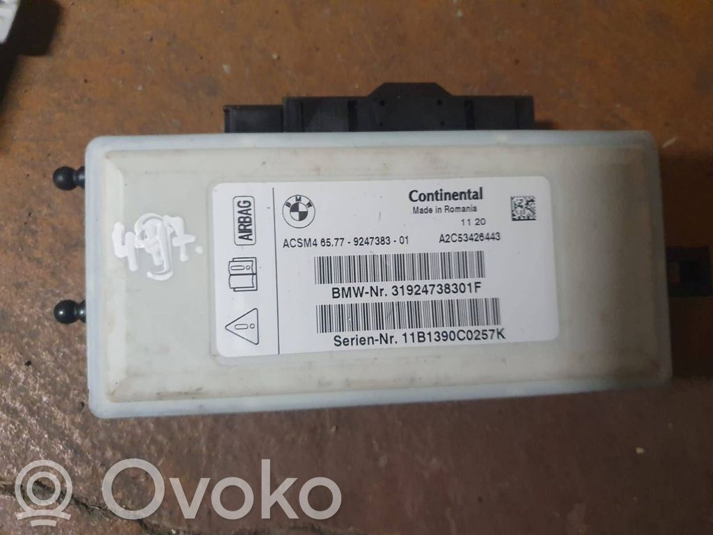 BMW X3 F25 Sterownik / Moduł Airbag 