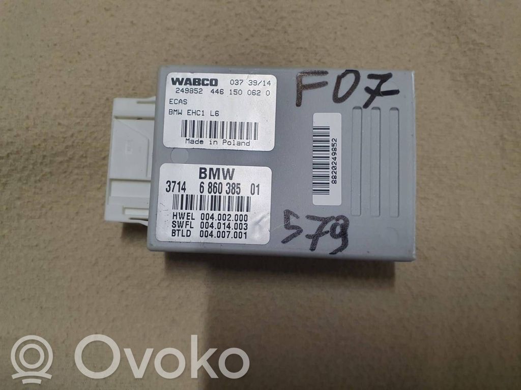BMW 5 GT F07 Module de commande suspension 