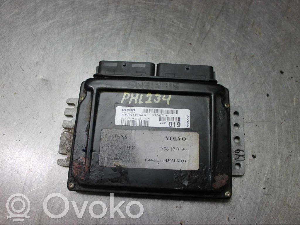 Volvo S40, V40 Injection control unit/module 