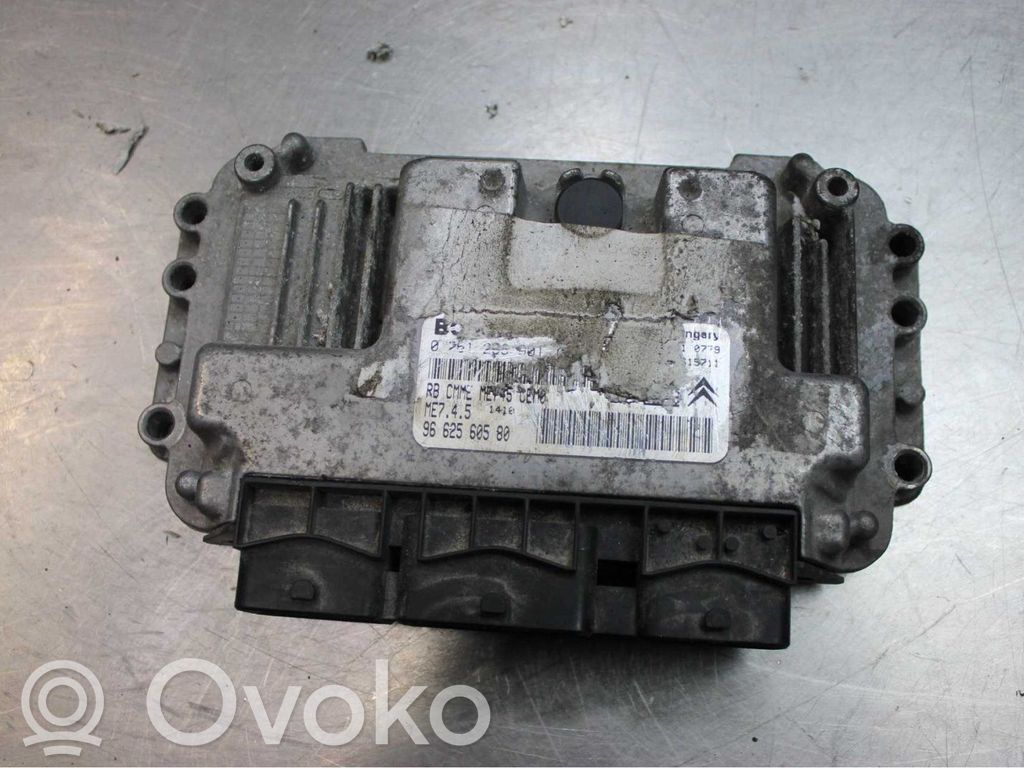 Peugeot 206 Unité de commande / module d'injection 