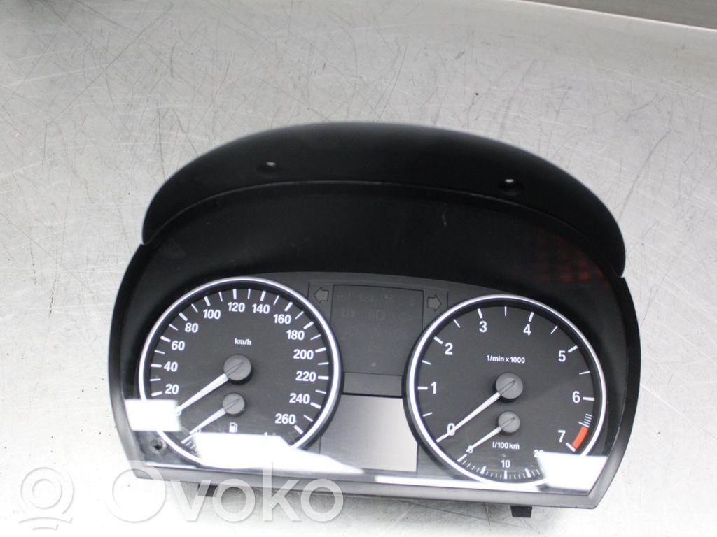 BMW 3 E90 E91 Speedometer (instrument cluster) 