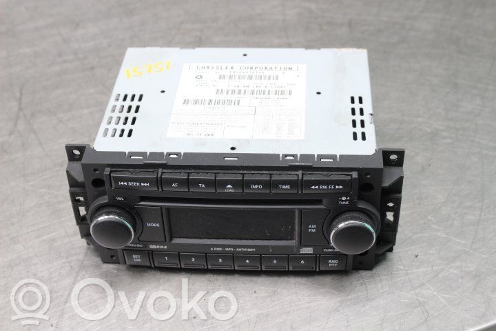 Panel / Radioodtwarzacz CD/DVD/GPS   P05064363AA,T00AM3486C3093