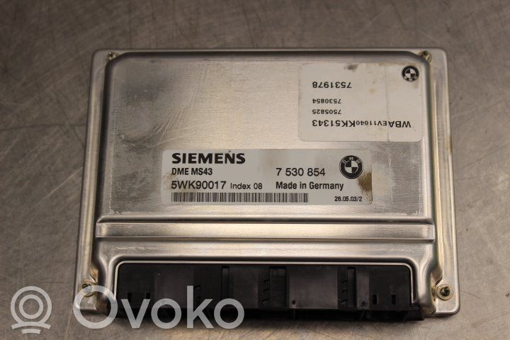 BMW 3 E46 Injection control unit/module 