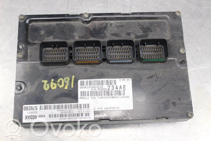 Sterownik / moduł wtrysku   P04896403AK,P04896234AE,09940725A