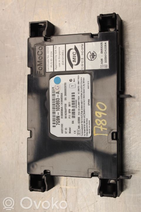 Other control units/modules   7G9N10D893A