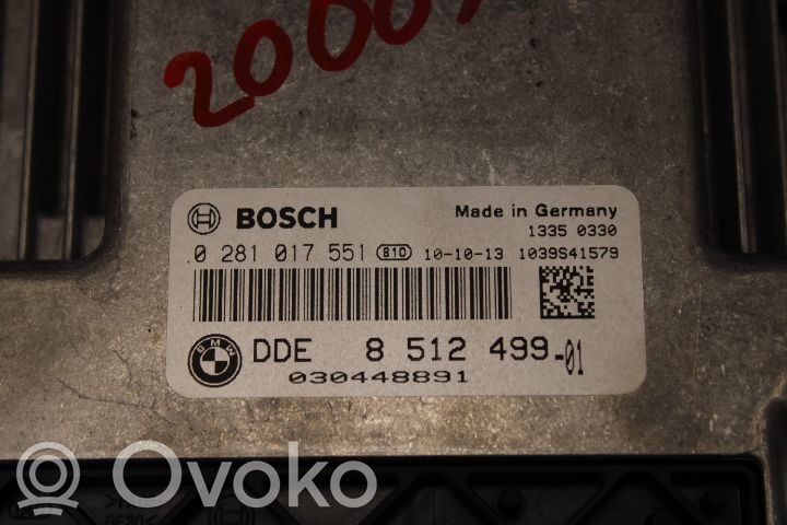 BMW 1 E81 E87 Sterownik / moduł wtrysku 