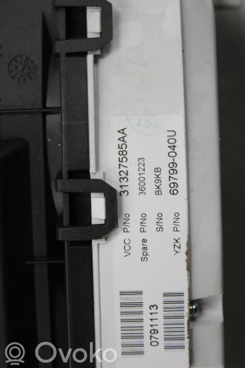 Speedometer (instrument cluster)   31327585AA