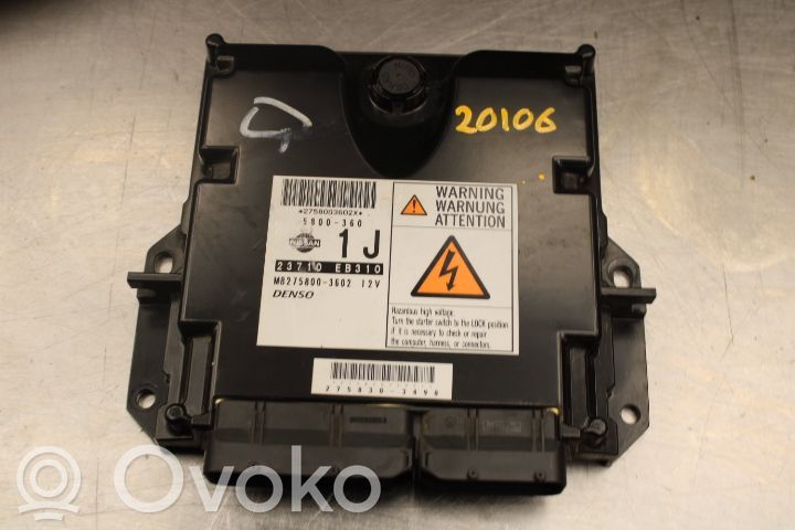 Nissan Navara D40 Unitate/modul comandă injecție 