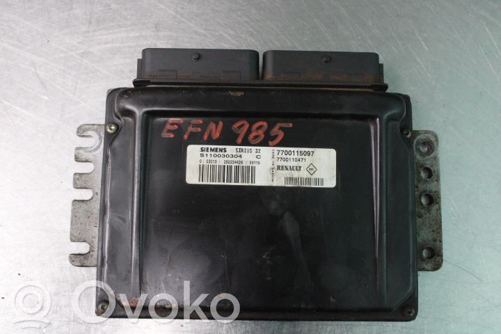 Unidad de control/módulo de la inyección   7700115097