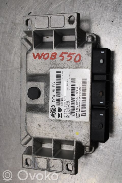 Unidad de control/módulo de la inyección   9658283680