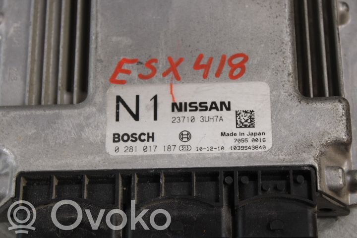 Unité de commande / module d'injection   0281017187,237103UH7A