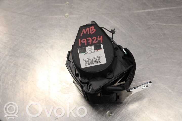 BMW 3 F30 F35 F31 Pas bezpieczeństwa fotela tylnego środkowego 