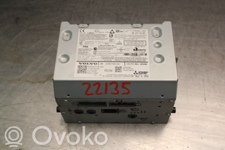 Volvo S90, V90 Panel / Radioodtwarzacz CD/DVD/GPS 