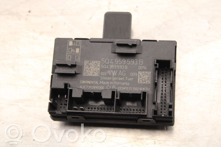 Skoda Octavia Mk3 (5E) Centralina/modulo portiere 