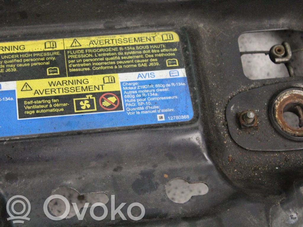 Saab 9-3 Ver2 Radiator support slam panel 