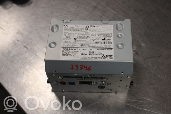 Volvo S90, V90 Unité principale radio / CD / DVD / GPS 