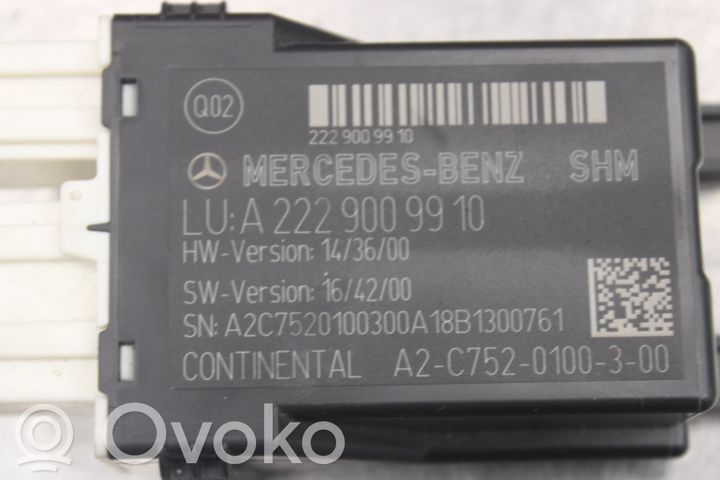 Moduł / Przekaźnik podgrzewania foteli   A2229009910,A2229009910