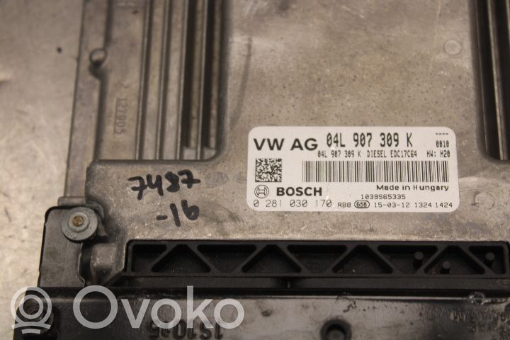 Unité de commande / module d'injection   0281030170,04L907309K