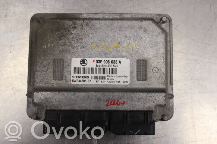 Unité de commande / module d'injection   03E906033A,5WP4430507