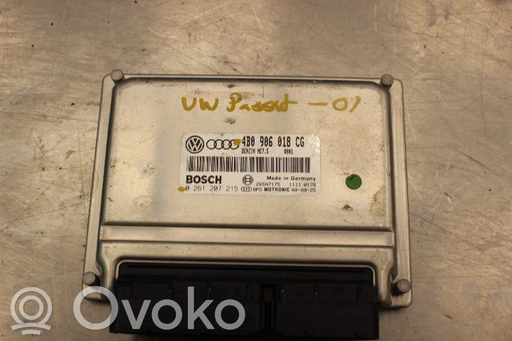 Unité de commande / module d'injection   4B0906018CG,0261207215