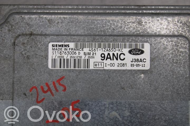 Ford Fiesta Sterownik / moduł wtrysku 